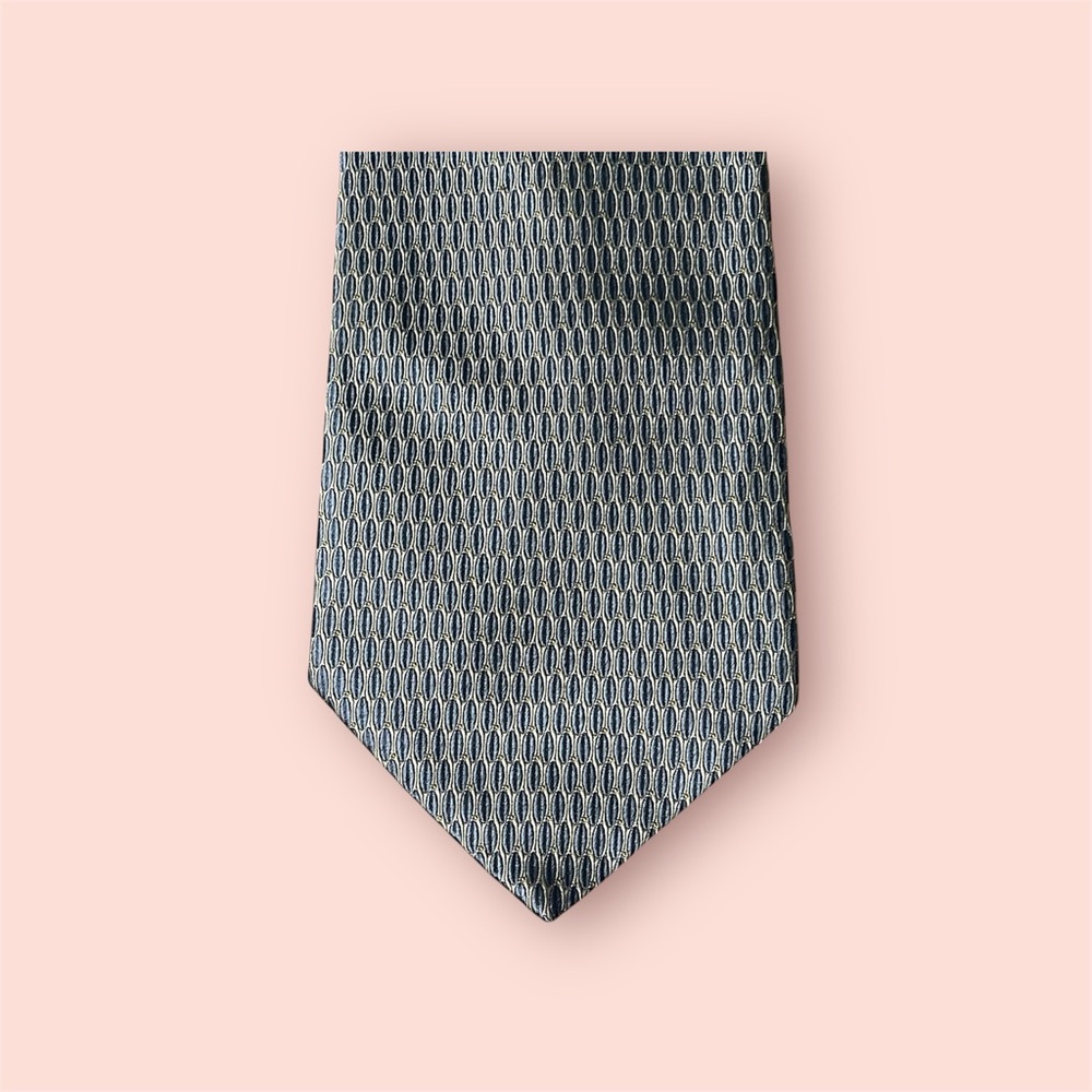 Pierre Balmain Tie sage green gold